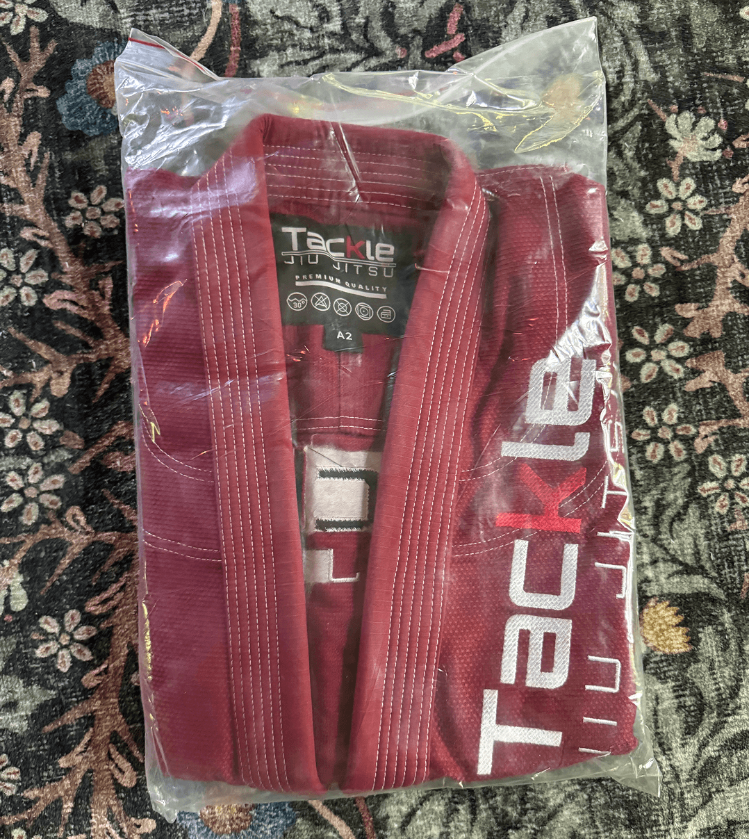 Image of Burgundy Tackle Gi