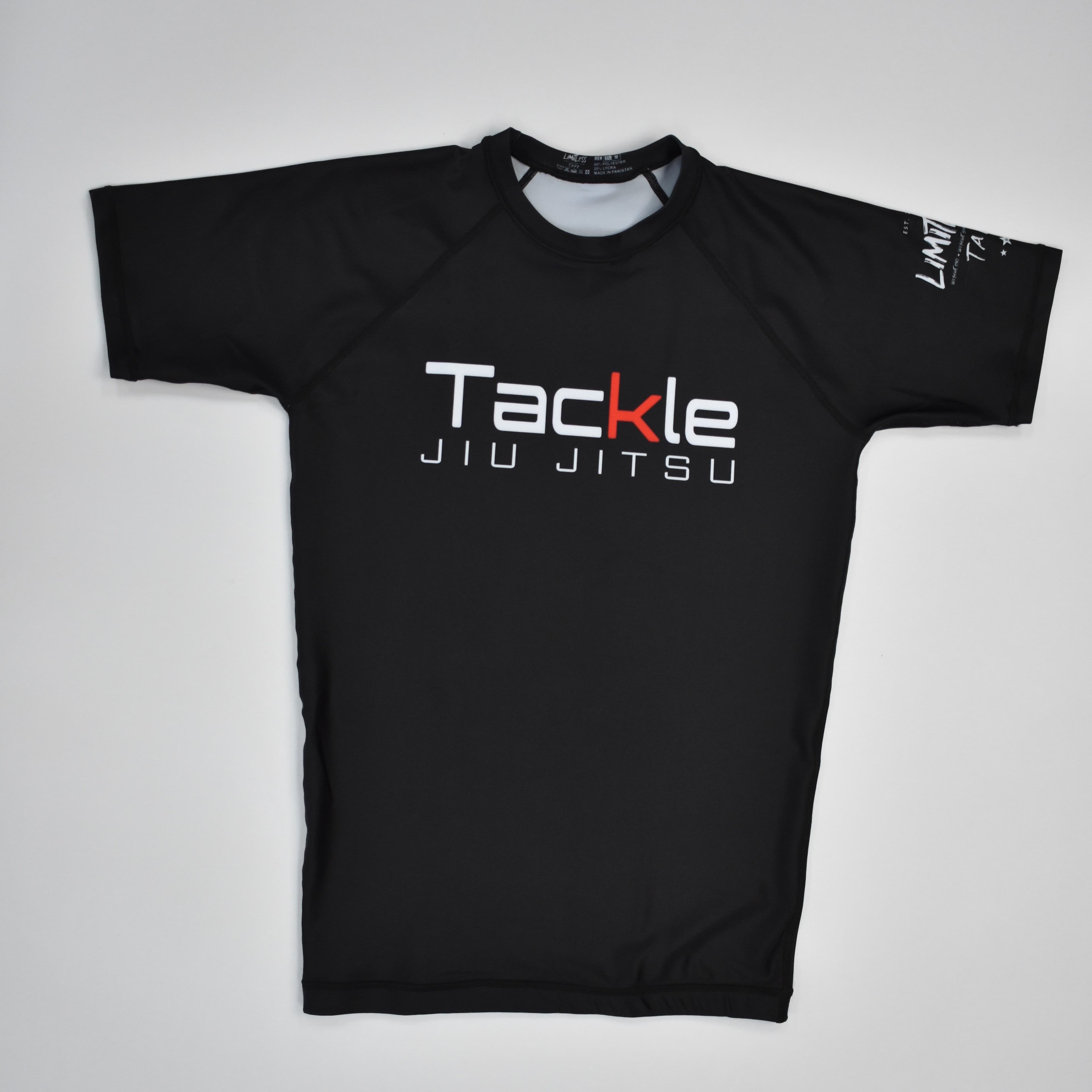 Image of Classic Black Rashguard - Short Sleeve