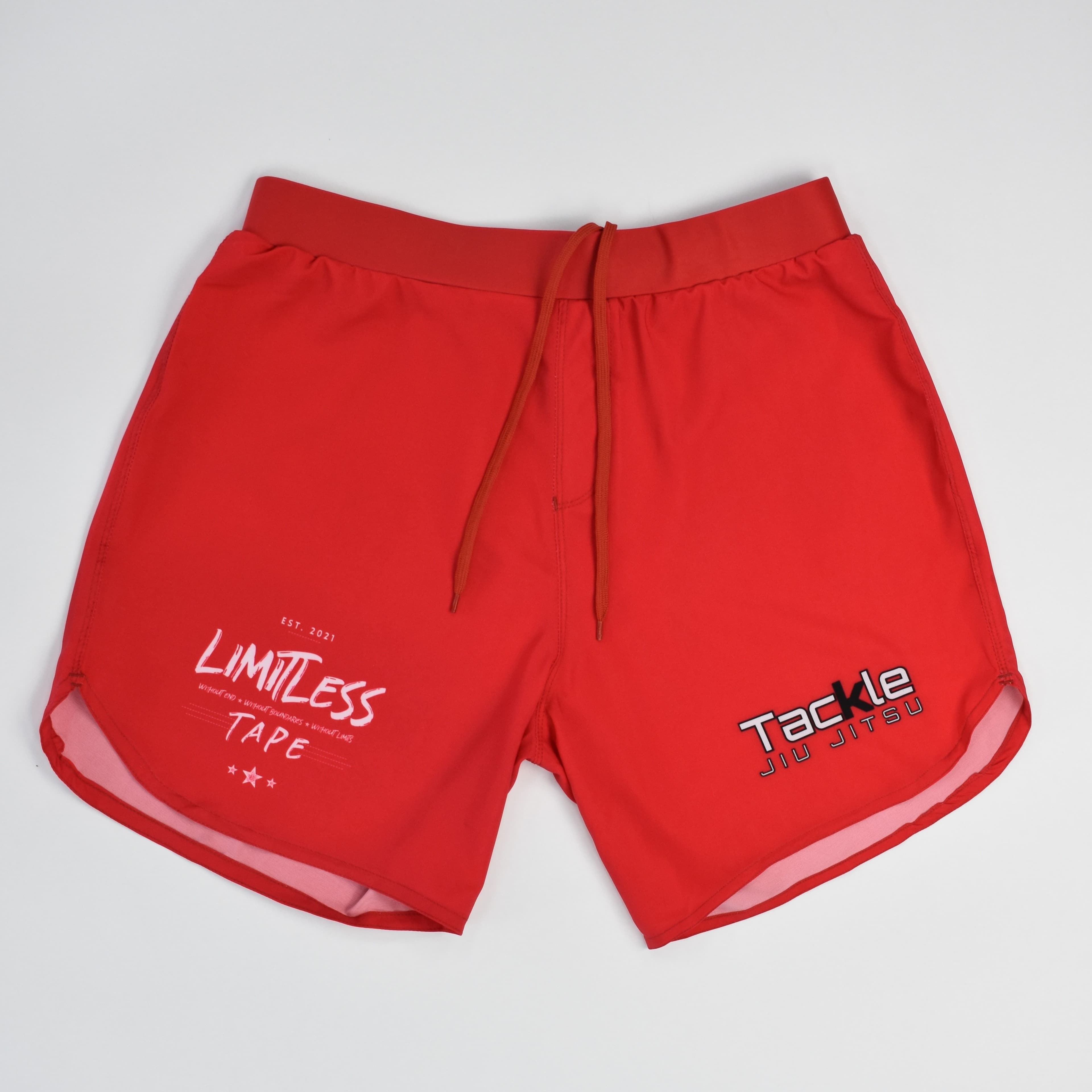 Image of Red Tackle No Gi Shorts